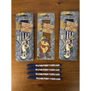 Looney Tunes Blues Ball Point Pens 1997 Bugs Bunny & Taz Warner Bros.